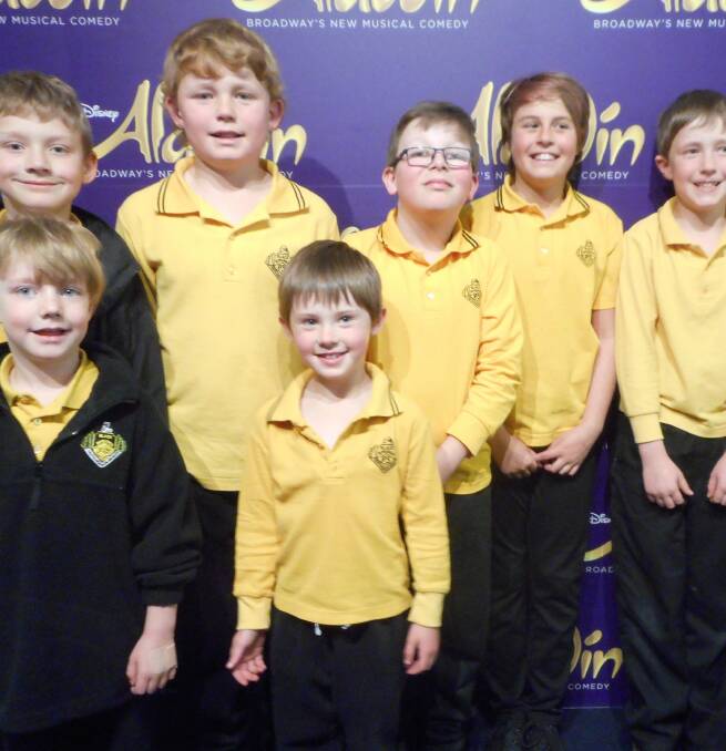 MAGICAL TRIP: Black Springs Public School students enjoyed their time in Sydney seeing the Aladdin musical.