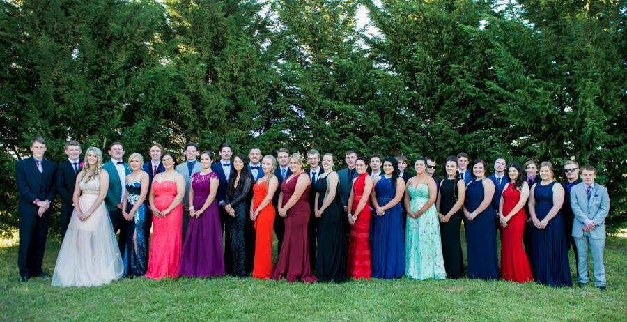 All Decked Out: Class of 2016 before their graduation ball on Friday night. Wish all our students the very best in the future.