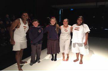 SPECIAL SHOW: St Joseph's students attended the performance of Saltbush at Bathurst Memorial Entertainment Centre.