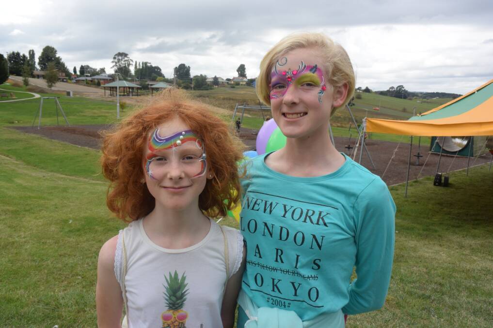 FACE IT: The next generation helped celebrate Oberon's win in the battle to stand alone during the Oberon Democracy Day event held on Saturday.