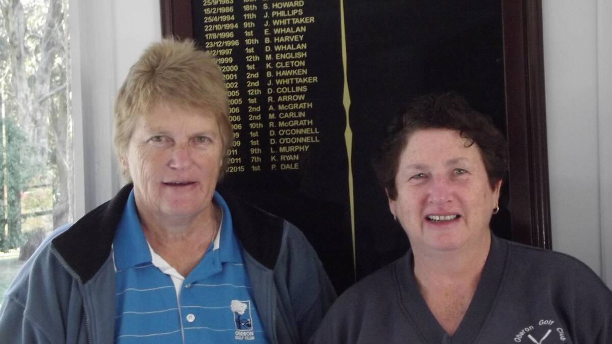 SUCCESS: Robyn Slattery and Glennie McGrath won the Golf NSW Fourball Championships.