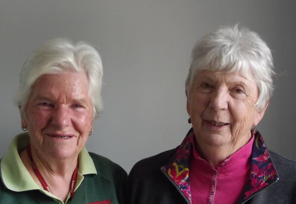 WELL DONE: Division 2 winner Flo Spence and Division 1 winner Joan Graham. The first round of the Club Championships will be played next week.
