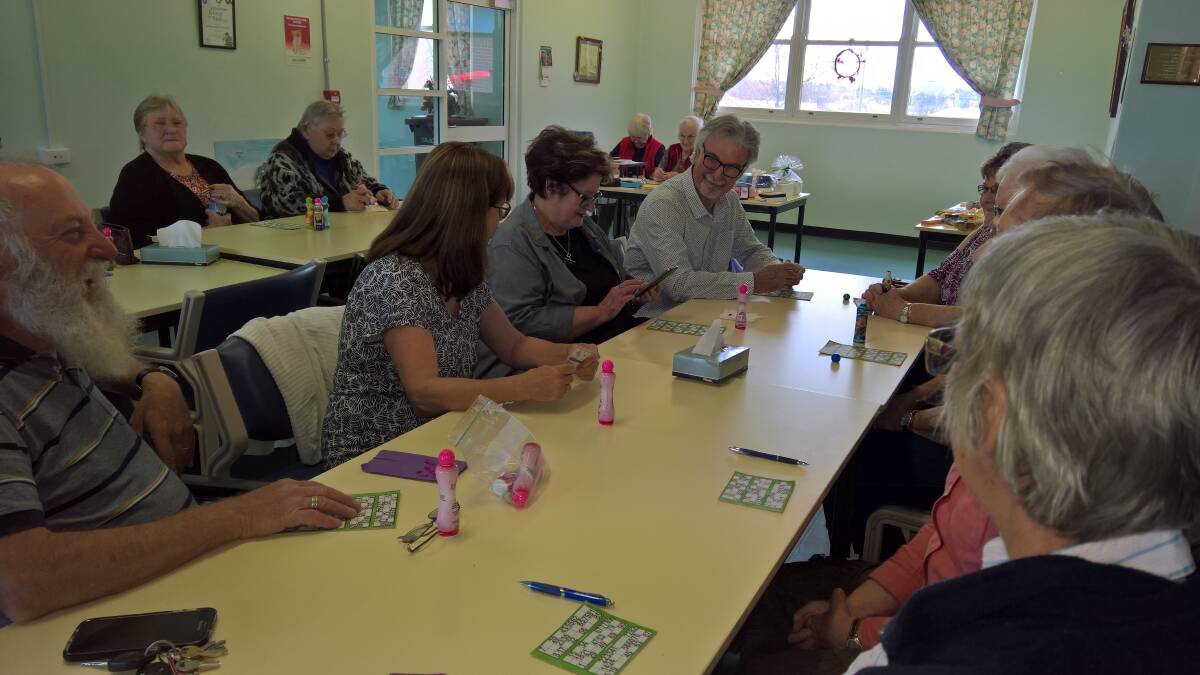 SUCCESS: Members and friends of Oberon Hospital Auxiliary enjoyed an afternoon of bingo recently.