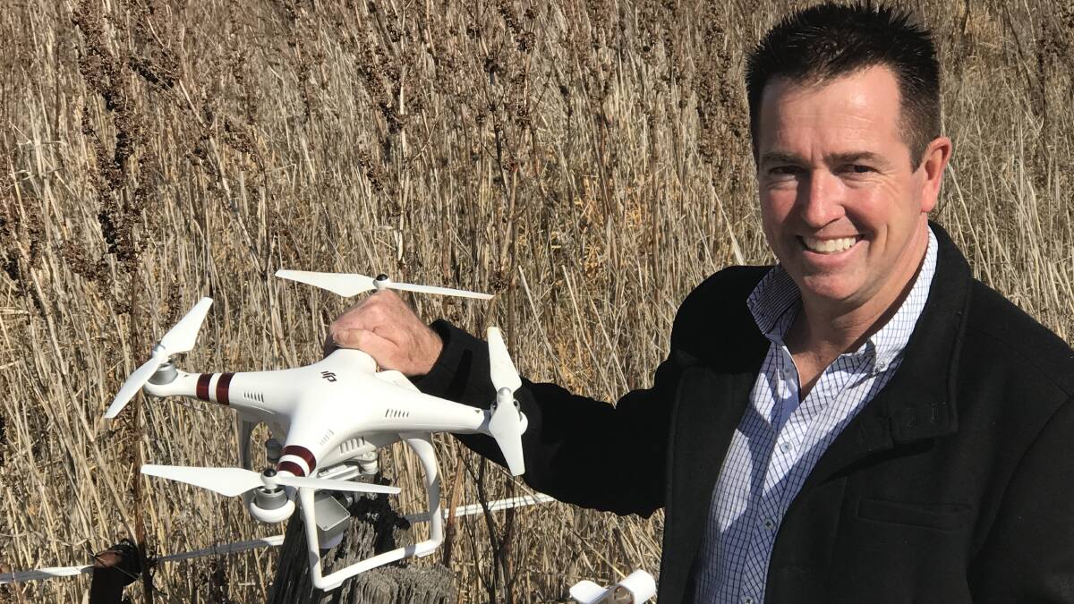 EYE IN THE SKY: Member for Bathurst Paul Toole says a NSW Government grant will be used to help monitor weeds in the Oberon district.