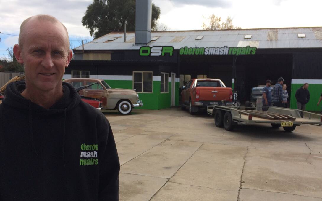 NEW OWNER: Andrew Yeo is the new owner of Oberon Smash Repairs that's been operating in Oberon for more than 40 years.