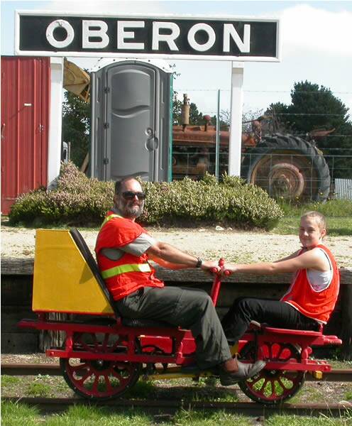 LICENCED: Oberon Tarana Heritage Railway can now run section cars on the Oberon station precinct area after some recent big news.