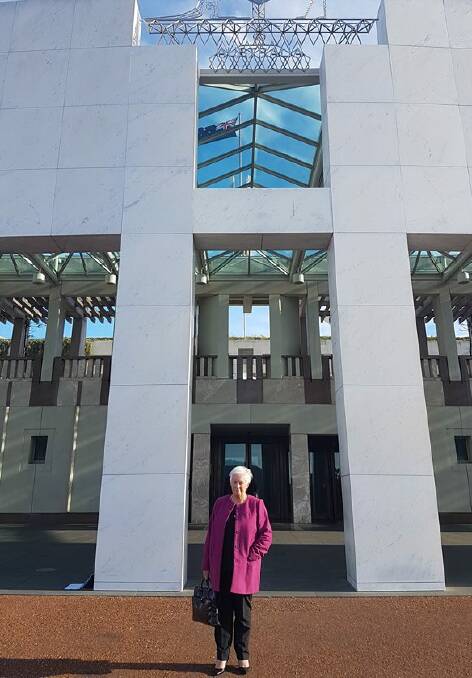 IN THE CAPITAL: Oberon mayor Kathy Sajowitz attended the Centroc board meeting held at Parliament House, Canberra last week.