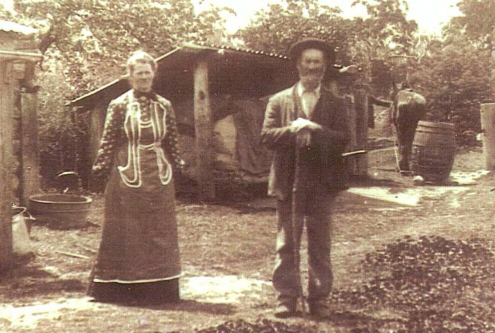 HISTORY: Michael Hanrahan died in 1910 aged 86 and is buried at Black Springs. He is pictured with his daughter Julia.