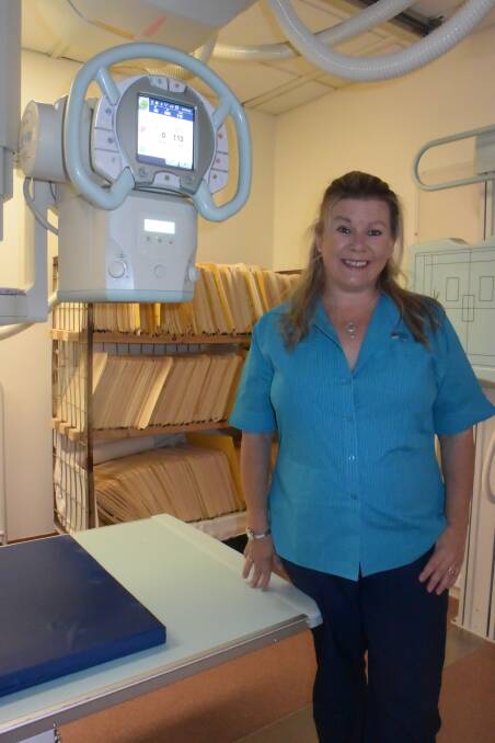 BETTER IMAGING: Kylie Evans, radiographer at Oberon Multi Purpose Service, with the newly installed X-ray machine.