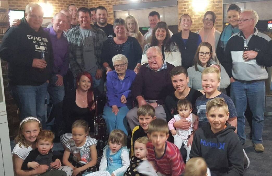 MILESTONE: Alf Ball celebrated his 90th birthday surrounded by his family.