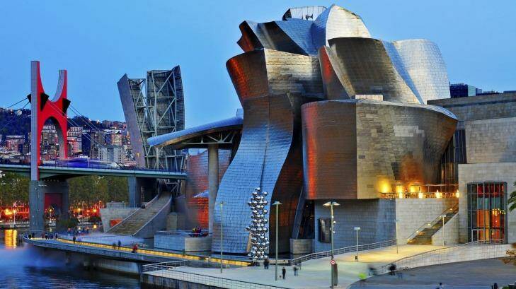 The Guggenheim Museum in Bilbao, Spain, is best known for its futuristic design by Frank Ghery. Photo: iStock