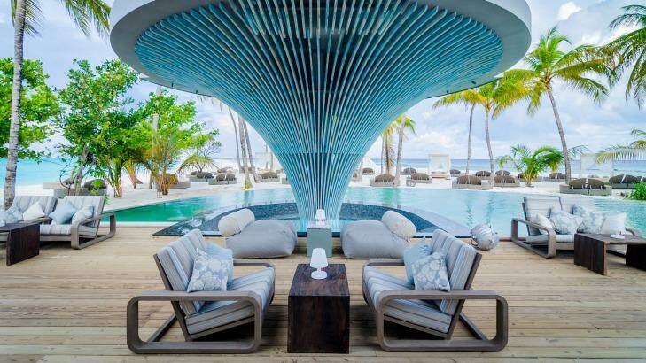 Finolhu resort on Baa Atoll, in the Maldives, is aimed at the party demographic.