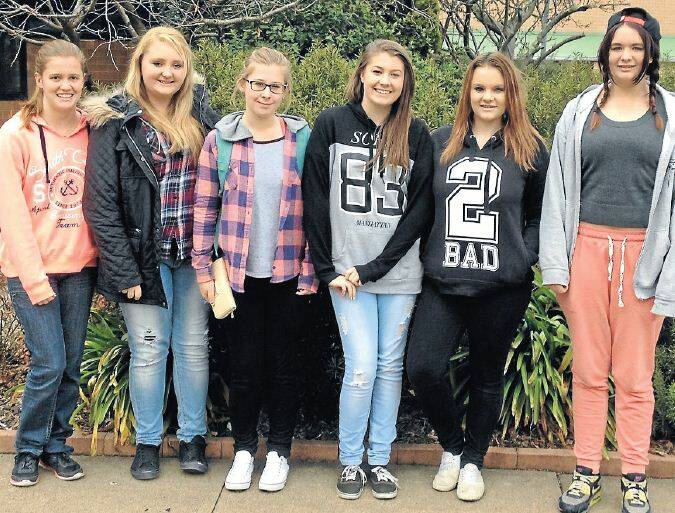 DEBUT: This year’s Masonic debutantes Jessica Maclure, Shayla Oliver, Emma Oxley, Toria Hotham, Teagan Hogan and Paige Simpson are selling raffle tickets next week to raise money for Can Assist.