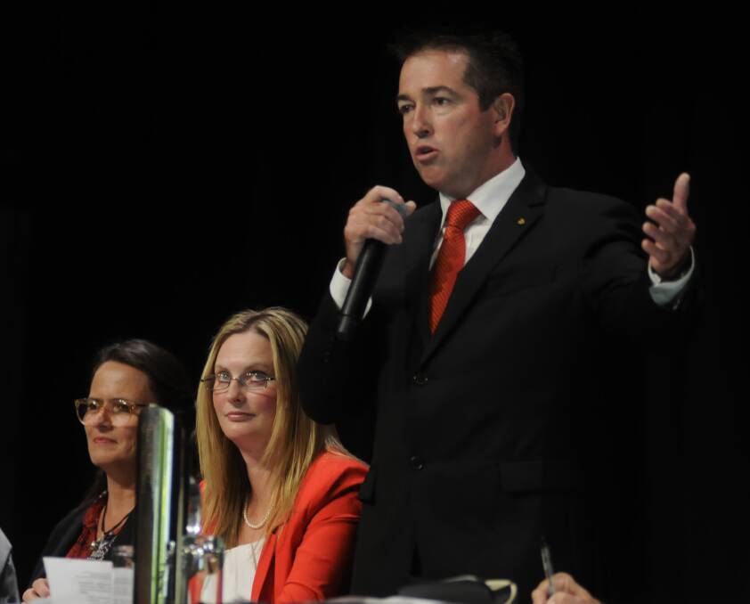 CANDIDATES: The Greens' Tracey Carpenter, Labor’s Cassandra Coleman and the Nationals' Paul Toole Photo: CHRIS SEABROOK