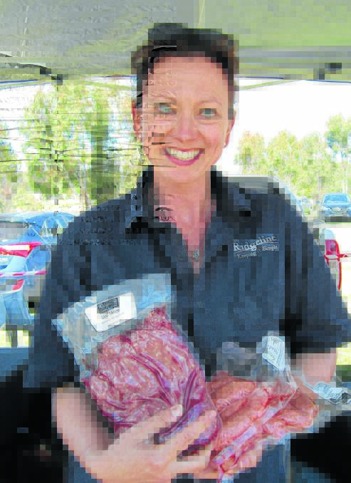 QUALITY: Emanda Bertwistle from Ridgeline Beef will be at the Tarana Farmers’ Market.