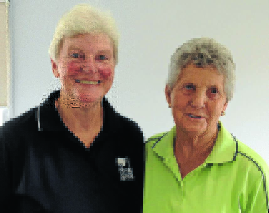 ON PAR: Lyn Prowse and Colleen Saul were the winners of Division 1 and 2 respectively.