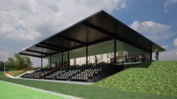 An artist's rendering of the proposed Oberon Sports Facility.