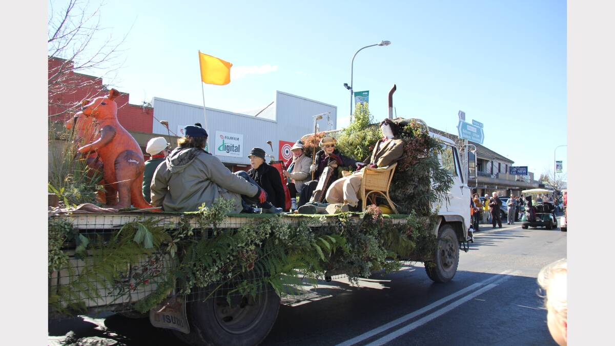 A parade along the streets of Oberon marked the towns 150th anniversary.