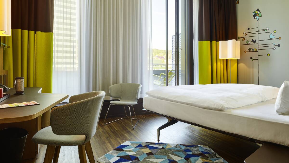One of the guestrooms.