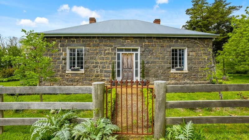 The sale includes this bluestone cottage. Photo: Supplied 