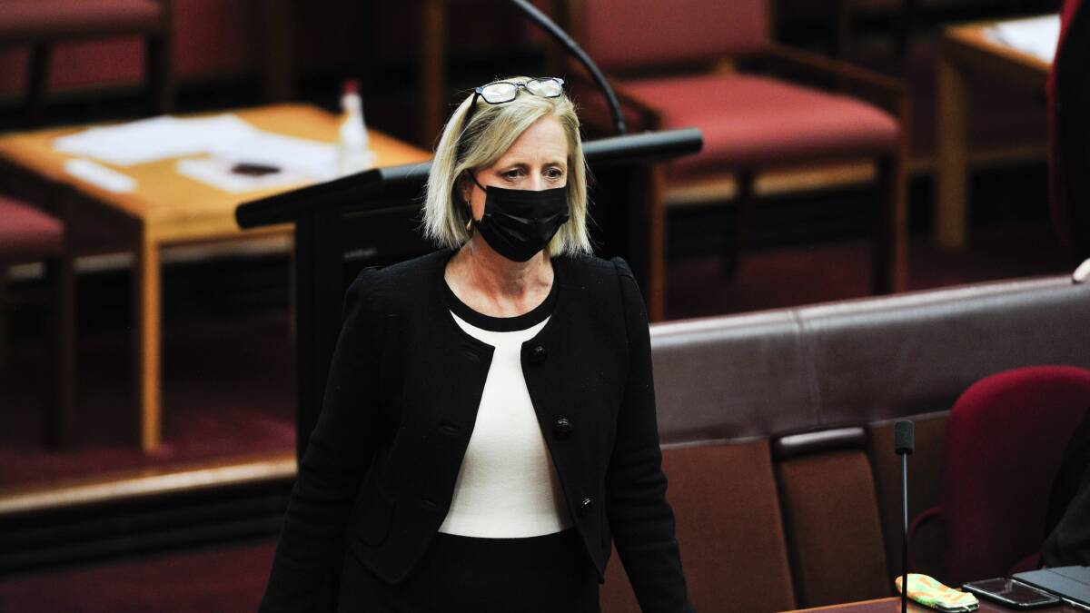 Labor senator for the ACT Katy Gallagher was also part of the statement. Picture: Sitthixay Ditthavong
