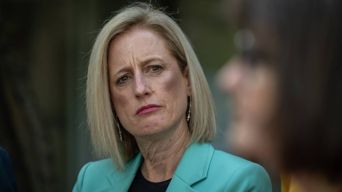 Finance Minister Katy Gallagher (pictured) and Treasurer Jim Chalmers will release the MYEFO this week. Picture by Karleen Minney