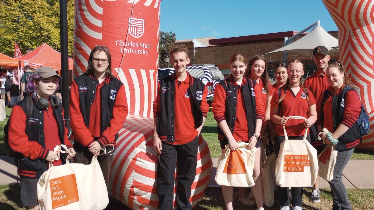 Oberon High School students had a taste of what the next chapter may look like for them at Charles Sturt University. Picture supplied. 