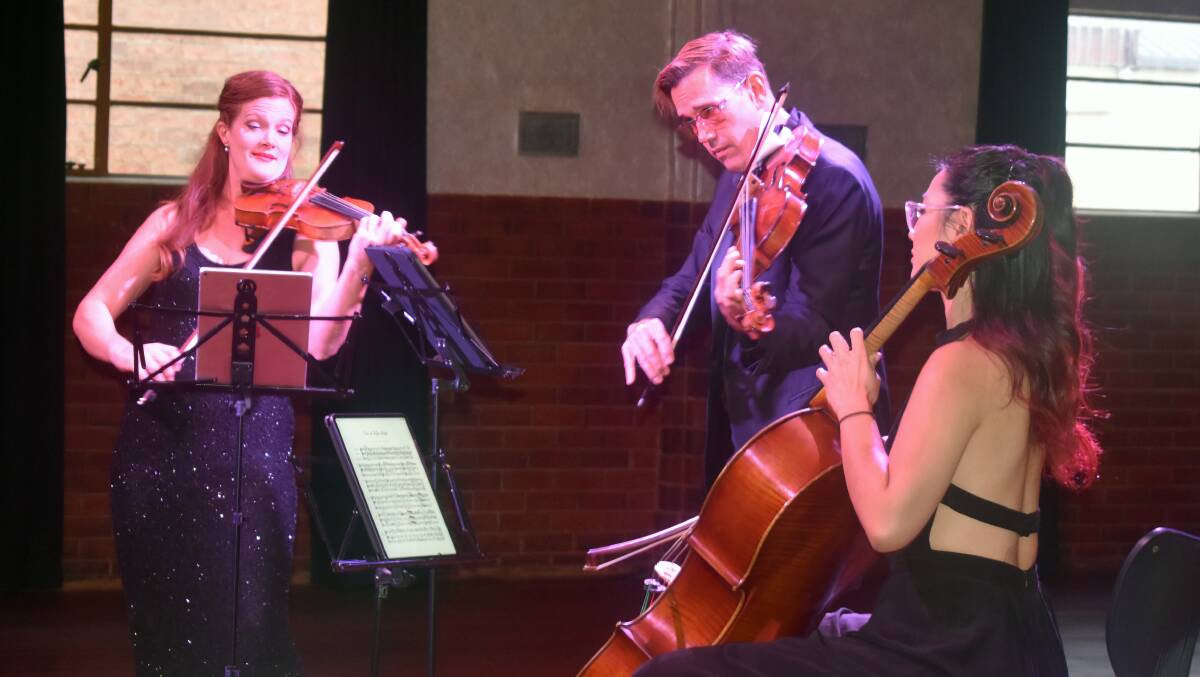 The Streeton Trio performing at the Malachi. Photo Peter Bowditch