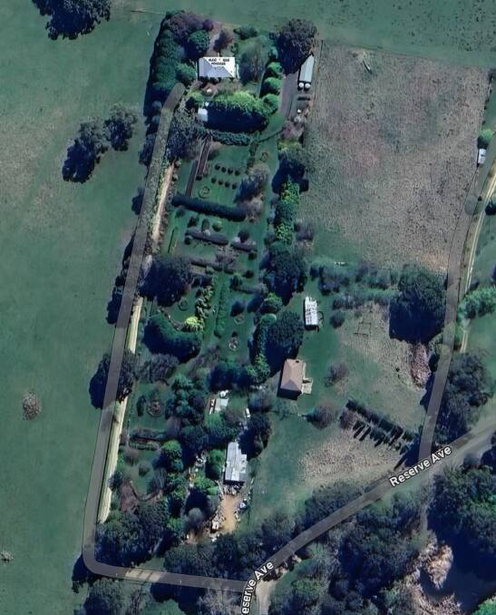 An idea of the size and layout of the garden. Image from Google Earth