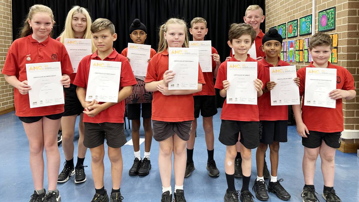 Congratulations to maths competition winners. Photo supplied
