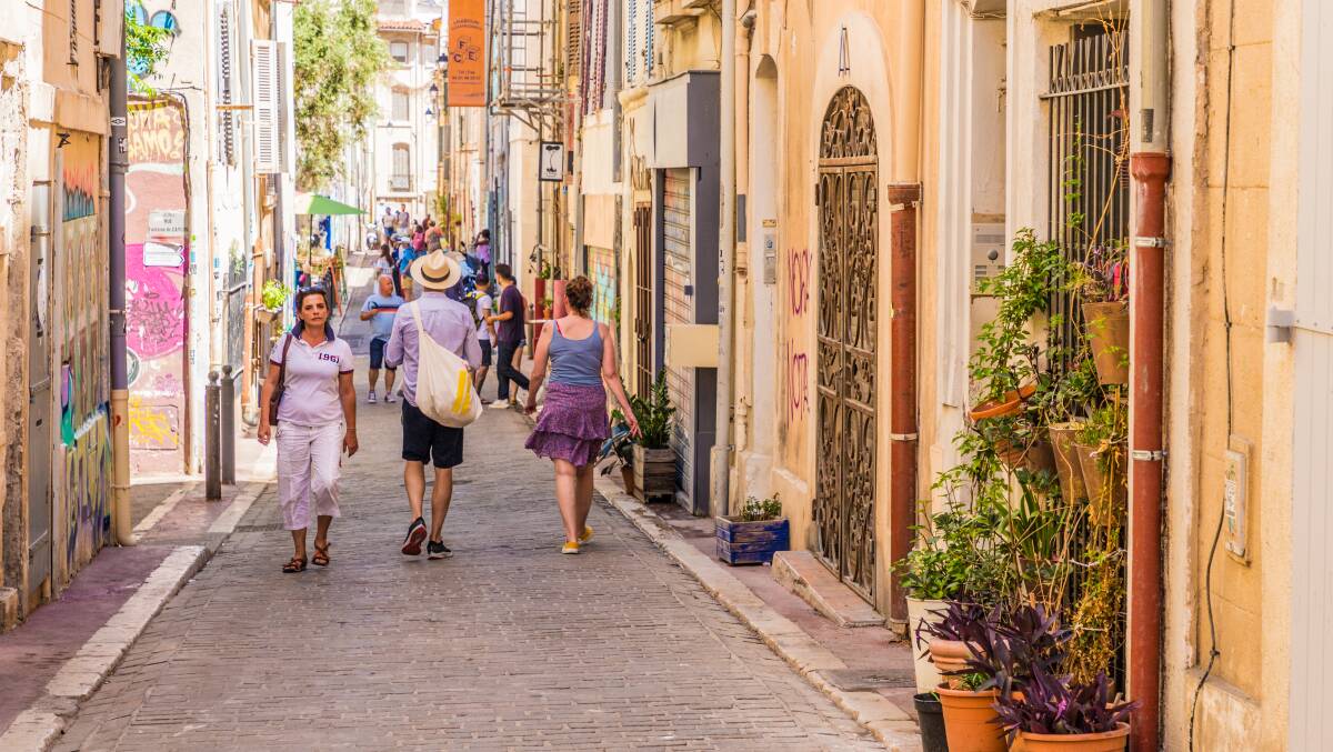 The colourful neighbourhood of Le Panier. Picture: Shutterstock The colourful neighbourhood of Le Panier. Picture: Shutterstock