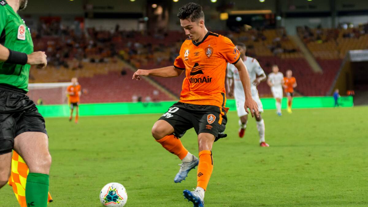 TOP TALENT: Former Oberon High student and Western NSW FC junior Mirza Muratovic has enjoyed a rapid rise at Brisbane Roar. Photo: ANDREW HUDSON/BRISBANE ROAR