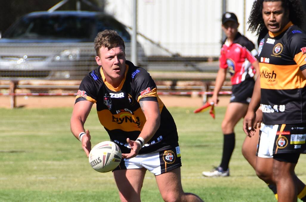 GO TIGERS: The Oberon Tigers will look to bounce back from their opening round defeat against Cowra Magpies. Pictured is hooker Blake Fitzpatrick, who played last Sunday.
