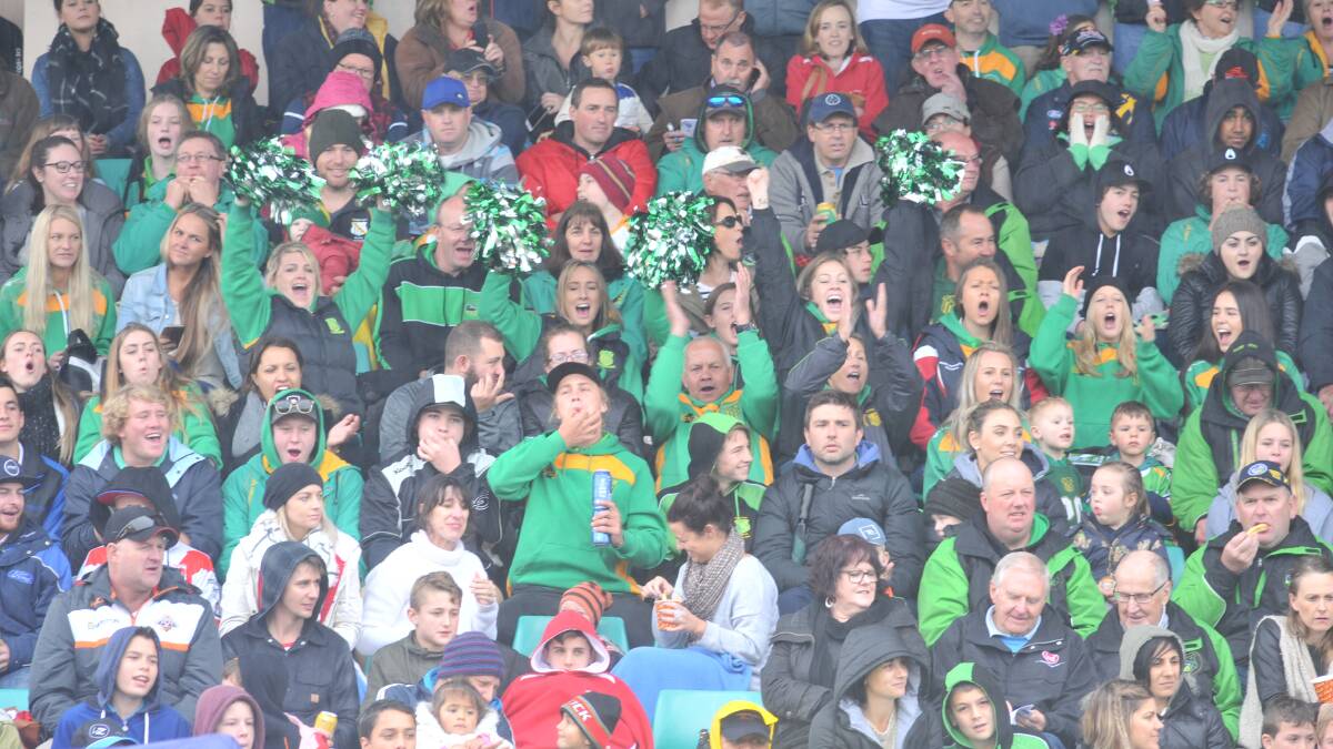 The green and gold faithful, pictured in 2016, saw their team enjoy plenty of success in the 2010s. 
