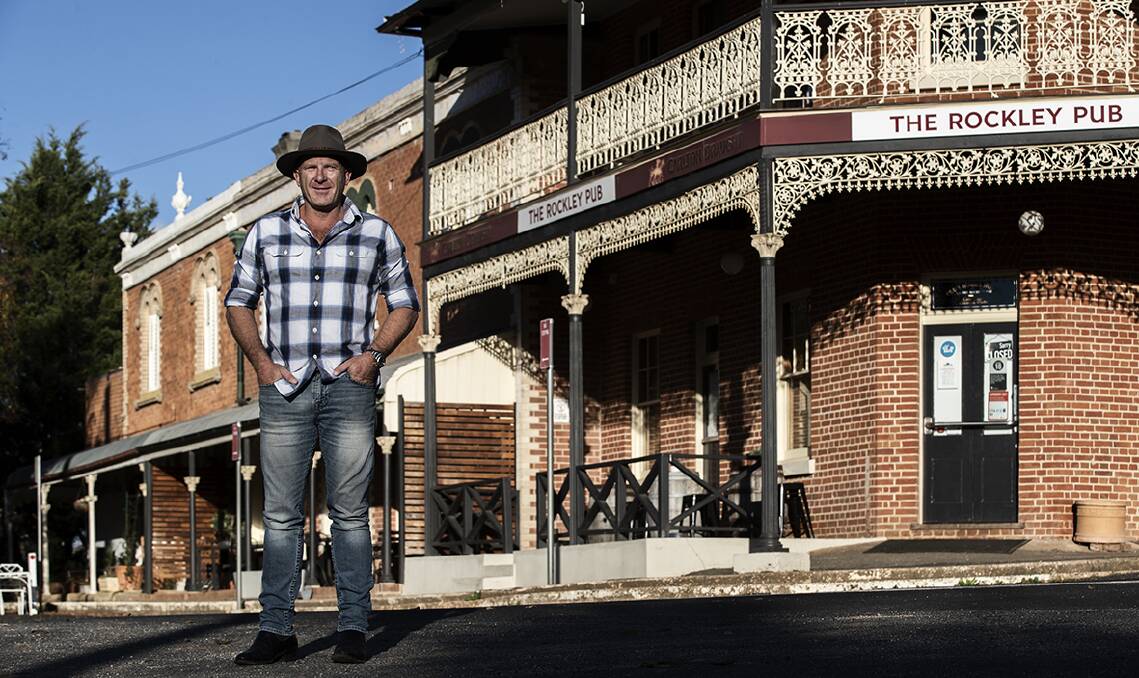 WORK AHEAD: Matt Moran is hoping work on the Rockley Pub can be finished by Easter 2022. 