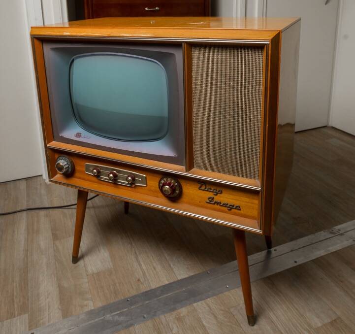 An original 1956 AWA television. Picture: Scott McNaughton