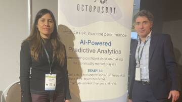 OCTOPOWER: Carolina Ferreira and Rodrigo Cortes have launched Octopusbot, a grain market analytics service.