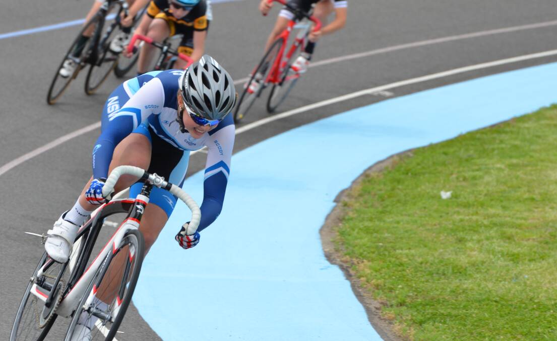 TOP RIDE: Oberon's WRAS representative Tyler Puzicha impressed in the final event of the National Junior Track Series at Adelaide.