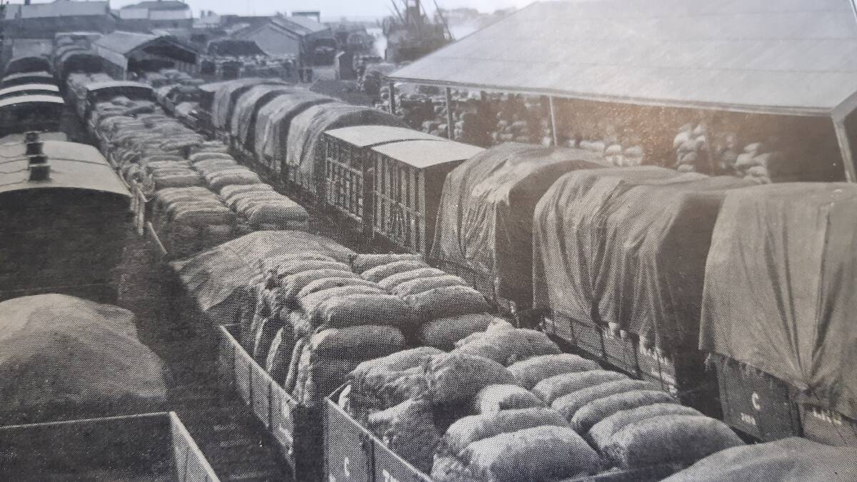 LOOKING BACK: Railway freight yards before forklifts were invented.