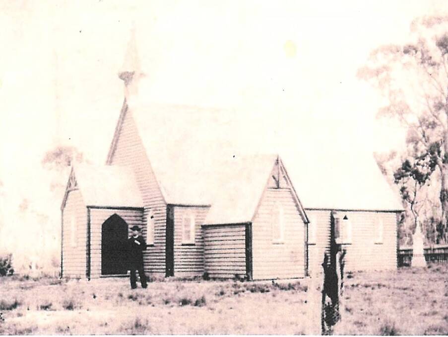 FLASHBACK: The first church at Slippery Creek.