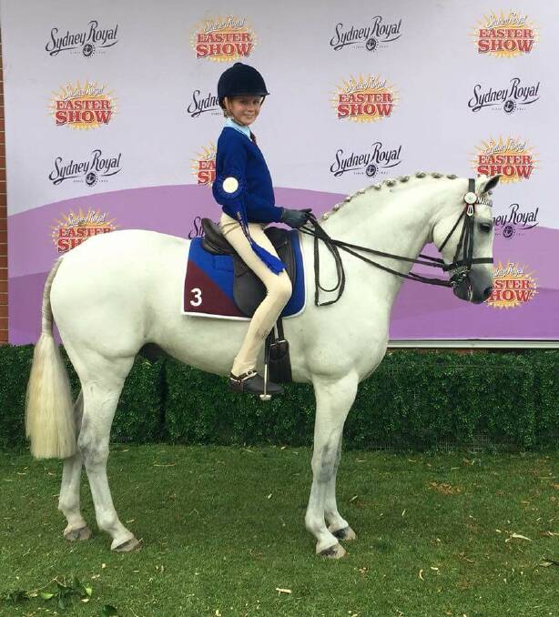 SUCCESS: Molly Corbett and Pacific View Christian finished first in the the Pony Club Rider class 11 and under 13 years.
