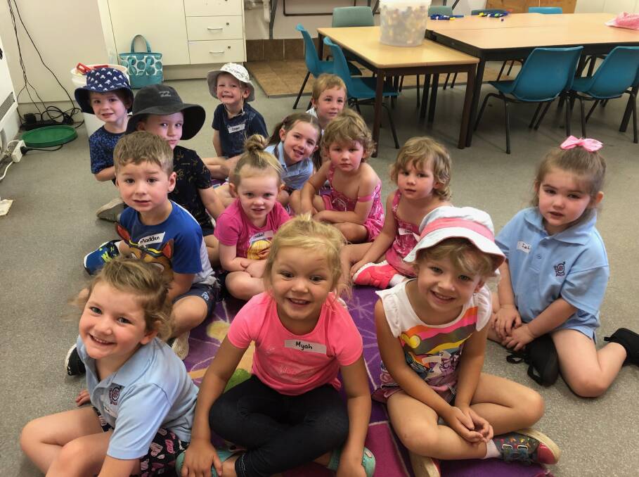 WELCOME: The 2019 pre-kinder children have settled in nicely at St Joseph's School. 