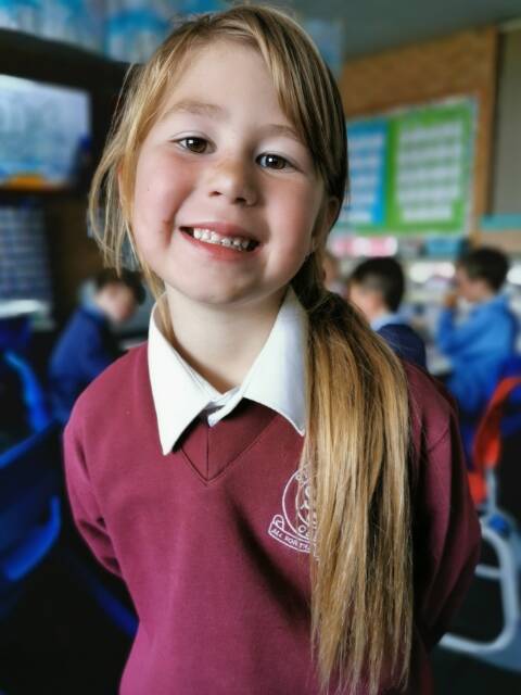 CUT ABOVE: St Joseph's student Gracie Lewis got her hair cut so it can be made into wigs for children who have hair loss due to a medical illness.
