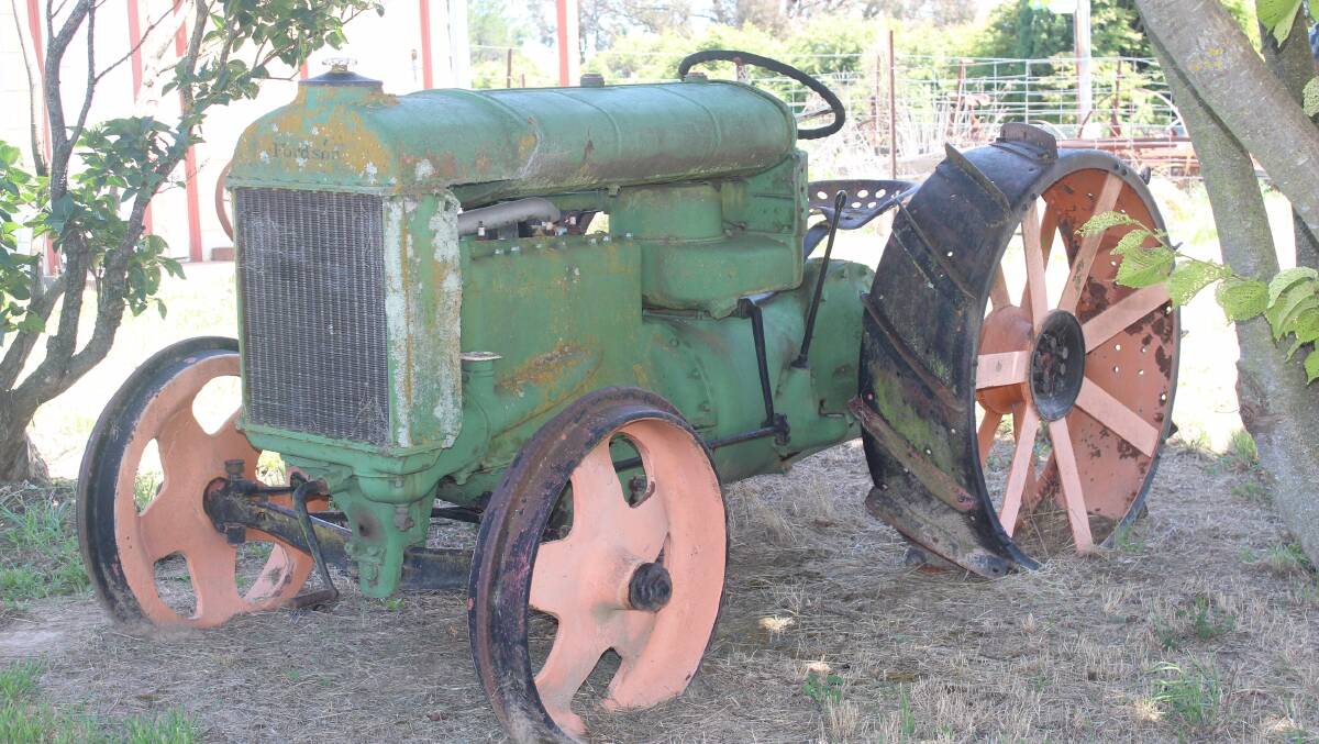 HISTORY: One of the outside exhibits at the museum the Fordson tractor believed to be the first wheeled tractor in the Oberon district.