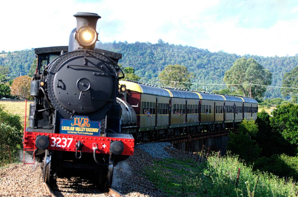ON TRACK: The Lachlan Valley Railway Society will run a special heritage train to Tarana and Bathurst to coincide with the next Tarana Community Farmers' Market.