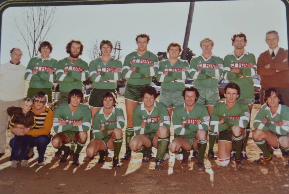 NO-GO: Lithgow Shamrocks, pictured during the 1980s, were one of the most successful Group 10 teams for the decade. The club's proposal to join the Mid West Cup has been rejected. 