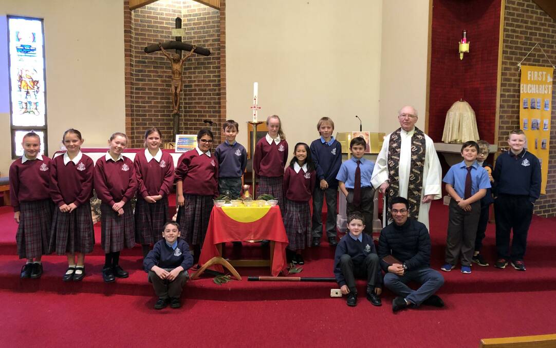 MEMORABLE: St Joseph's School's year four class prepared a special liturgy for NAIDOC Week. The theme for the week this year was “Because of her, we can”.
