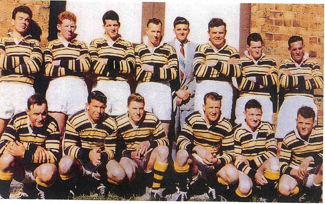ORIGINALS: The 1958 Tigers team: Ross Corby, Peter Richards, Kevin Ryan, Kevin Hawken, Ron Brown, Don Elwin, Buddy King, Bob Ellington, Laurie Evans, Bob Cook, Gordon Rawlings, George Smith, John Brien and Norm Brown.