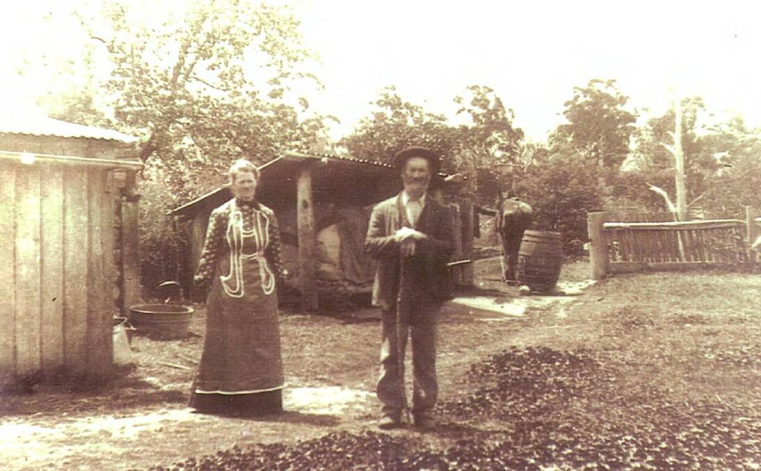 HISTORY: Michael Hanrahan, who died in 1910 aged 86 and is buried at Black Springs, pictured with his daughter Julia. Black Springs' history will be celebrated at the Black Springs Heritage Festival on Saturday, October 26 from 10am to 4pm.