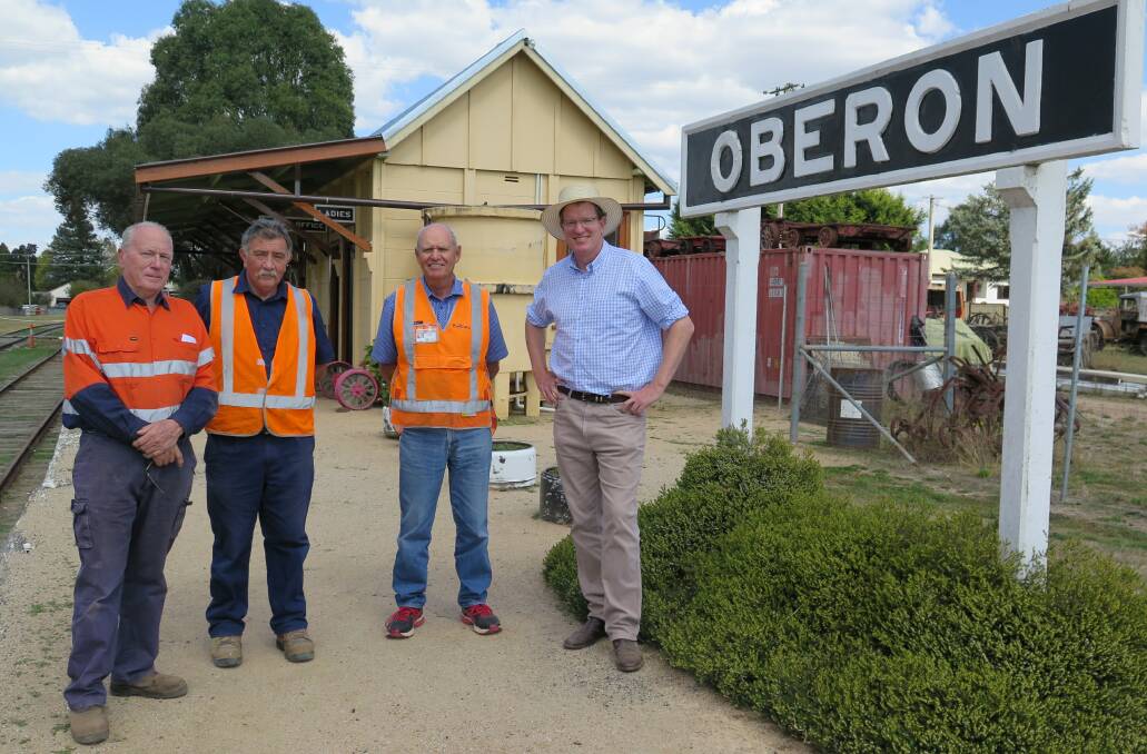 BOOST: Federal Member for Calare Andrew Gee has announced funding for Oberon Tarana Heritage Railway.